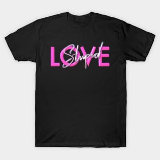 Bold writing  love sticker T-Shirt